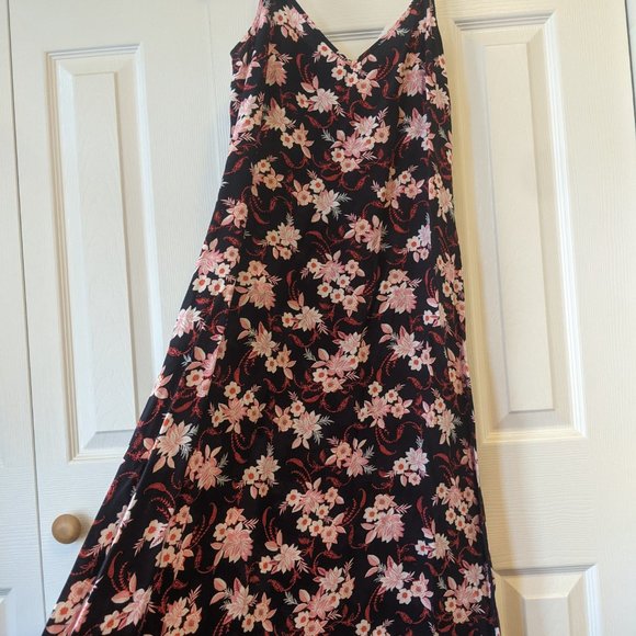 LOFT nwot Floral Paisley Strappy Maxi Dress - Picture 2 of 6